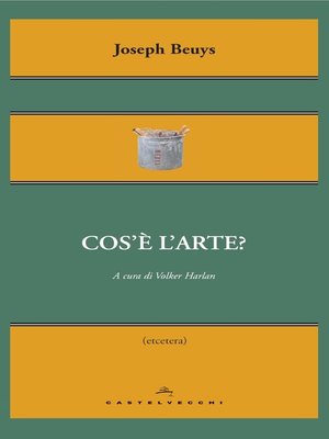 cover image of Cos'è l'arte